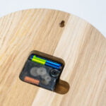 houten klok met eigen ontwerp