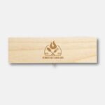 wijnkist met logo graveren hout