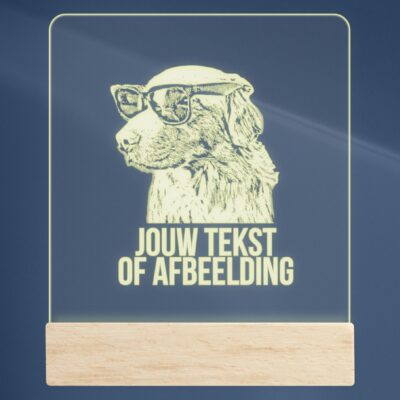 lampje met foto vierkant