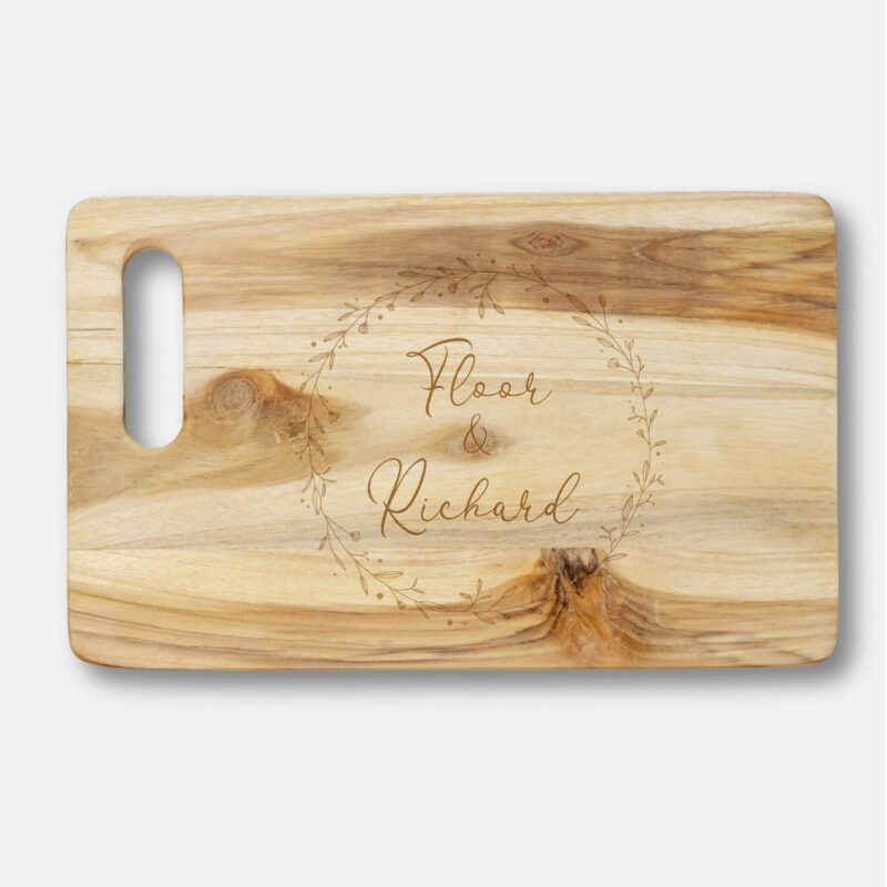 bruiloft cadeau gepersonaliseerde broodplank