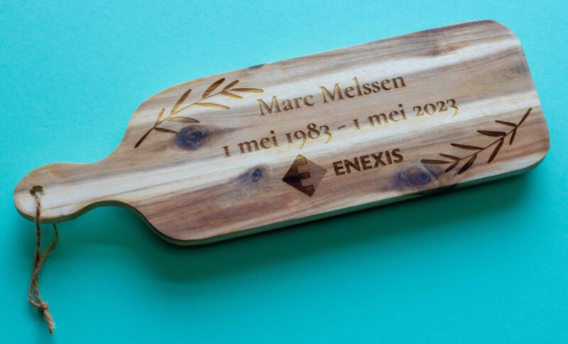 lasergasten enexis logo jubileum cadeau
