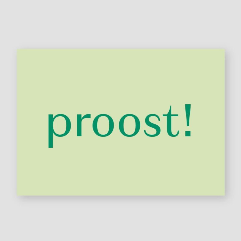 lasergasten cadeau wenskaart proost