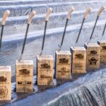 lasergasten relatiegeschenken restaurants logo eiken hout gravure asperges