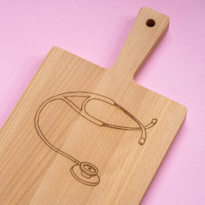 lasergasten borrelplank cadeau ziekenhuis afdeling