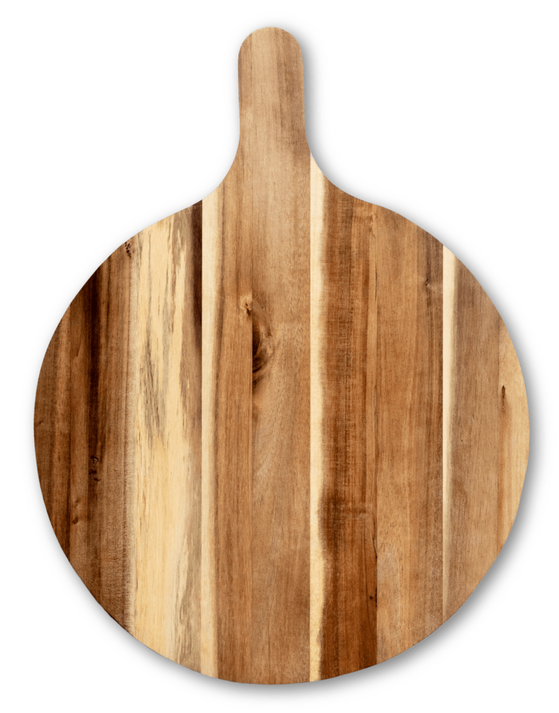 ronde plank acacia staand