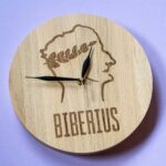 lasergasten brouwerij houten klok gravure cadeau